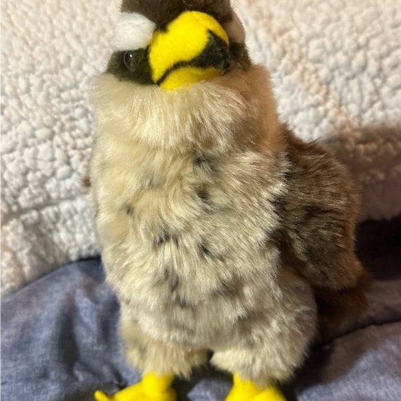 Tiger Tale Toys Realistic Falcon Stuffed Animal Plush Toy 12" from head to tail - Picture 7 of 7